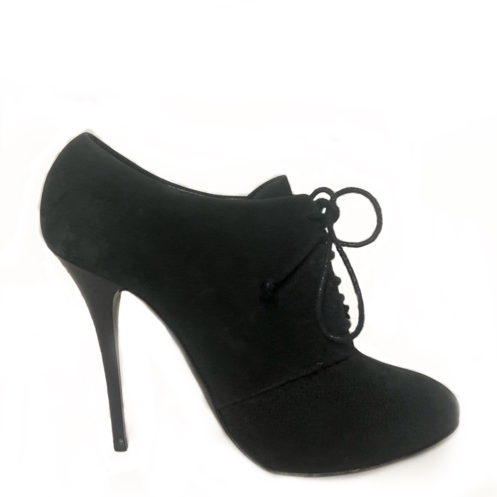 Giuseppe Zanotti, Lace-up suede booties, Women’s size 6.5